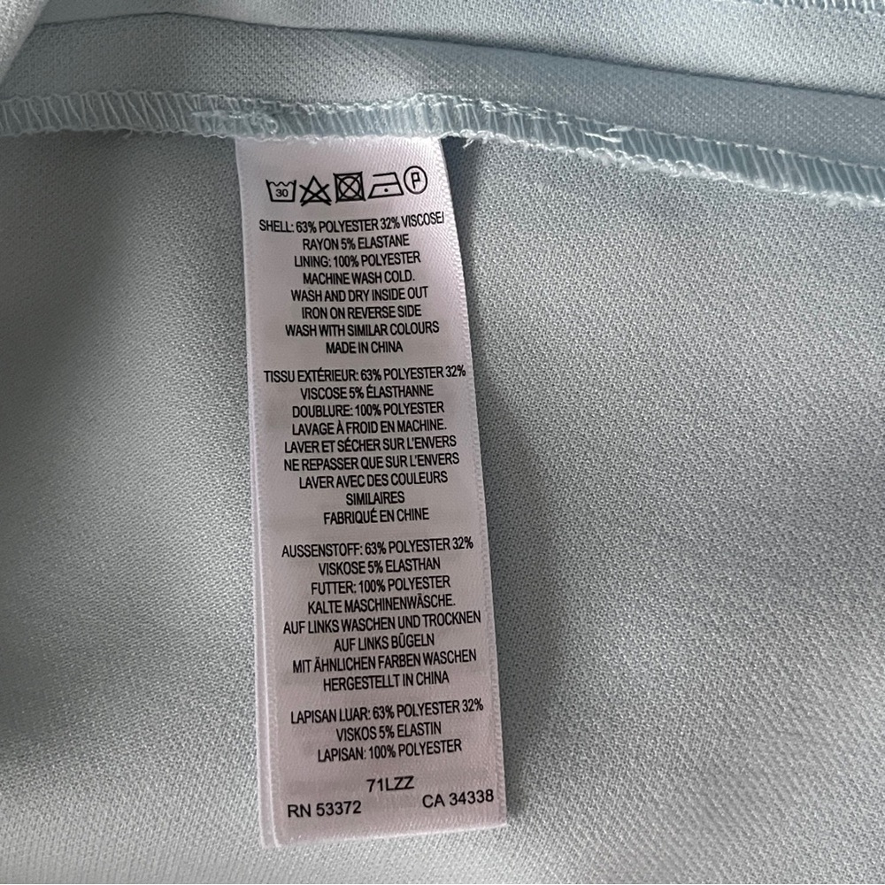 French Connection Light Blue Mini Dress - Picture 8 of 8